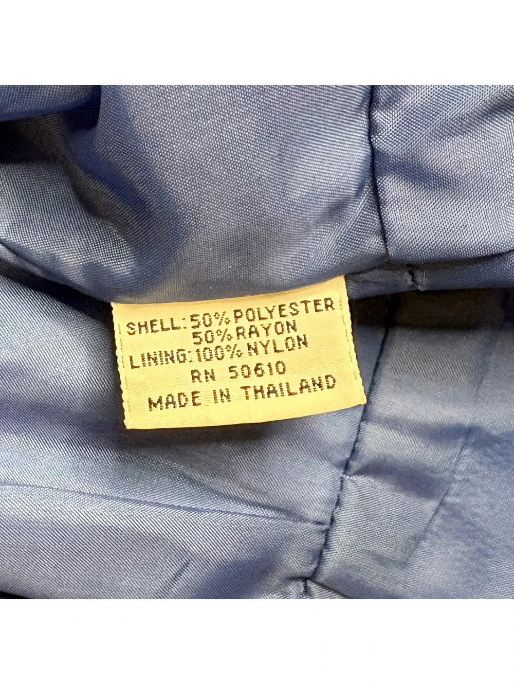 Vintage Le Suit Royal Blue Skirt Suit Set Blazer Midi Skirt